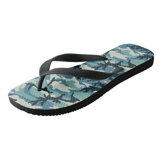 Winter Camo Pattern Teenslippers (Schuin)