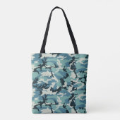Winter Camo Pattern Tote Bag (Achterkant)