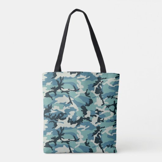 Winter Camo Pattern Tote Bag (Achterkant)