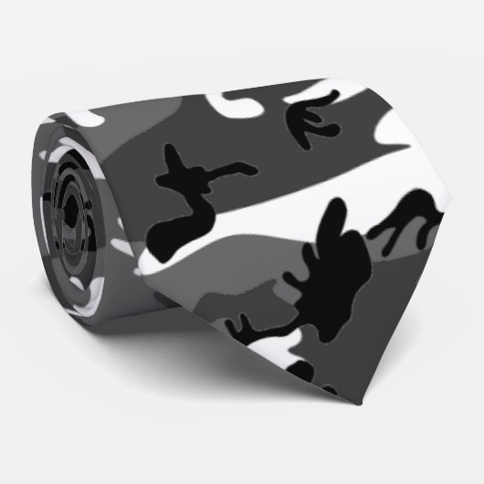 Winter Camo Stropdas (Opgerold)