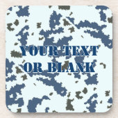 Winter Camouflage Bier Onderzetter (Voorkant)