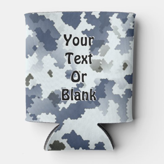 Winter Camouflage Blikjeskoeler (Voorkant)