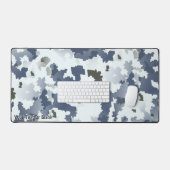 Winter Camouflage Bureaumat (Keyboard & Muis)