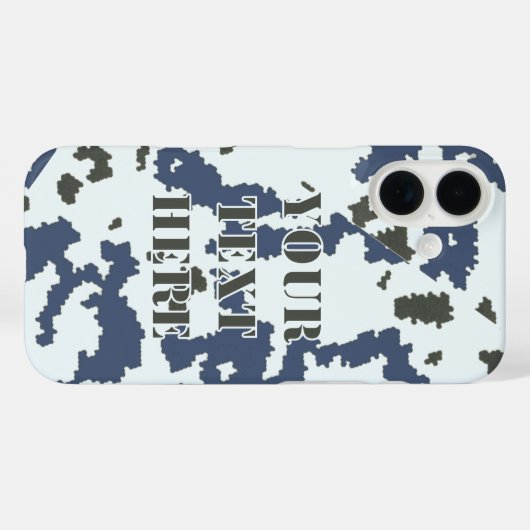 Winter Camouflage Case-Mate iPhone Case (Achterkant (horizontaal))