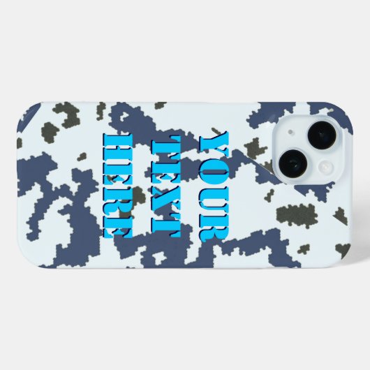 Winter Camouflage Case-Mate iPhone Case (Achterkant (horizontaal))