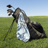 Winter Camouflage Golfhanddoek (Groen)