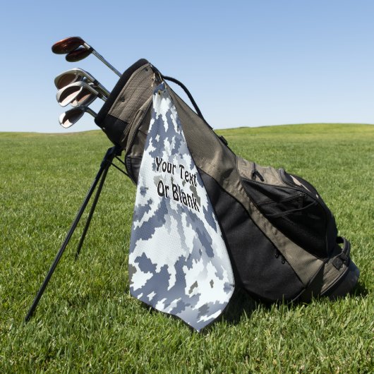 Winter Camouflage Golfhanddoek (Groen)