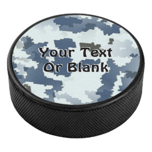 Winter Camouflage Hockey Puck
