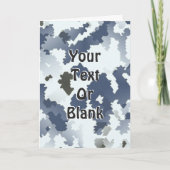 Winter Camouflage Kaart (Voorkant)