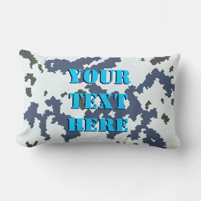 Winter Camouflage Kussen (Voorkant)