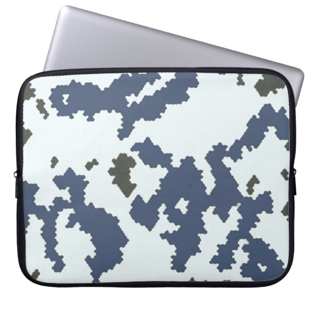 Winter Camouflage Laptop Sleeve (Voorkant)