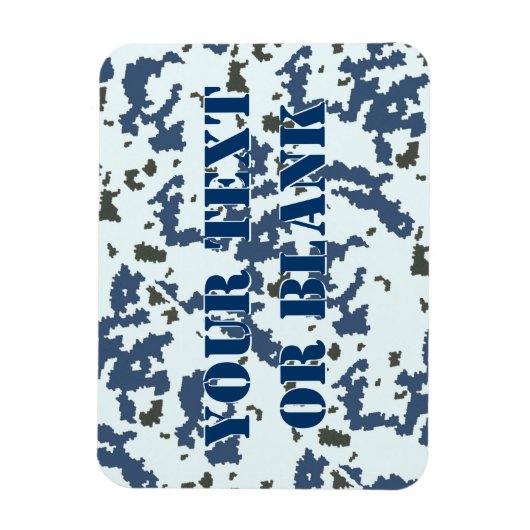 Winter Camouflage Magneet (Verticaal)