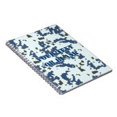 Winter Camouflage Notitieboek (Rechterzijde)