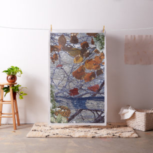 Winter Camouflage Painting Stof