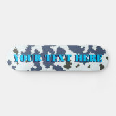 Winter Camouflage Persoonlijk Skateboard (Horizontaal)