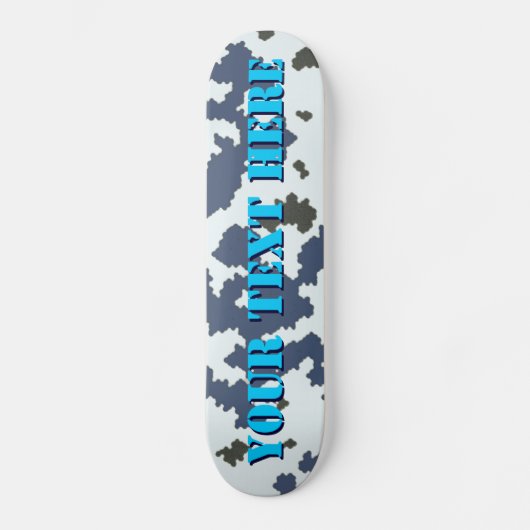 Winter Camouflage Persoonlijk Skateboard (Voorkant)