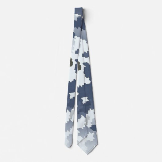 Winter Camouflage Stropdas (Achterkant)