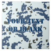 Winter Camouflage Tegeltje (Voorkant)