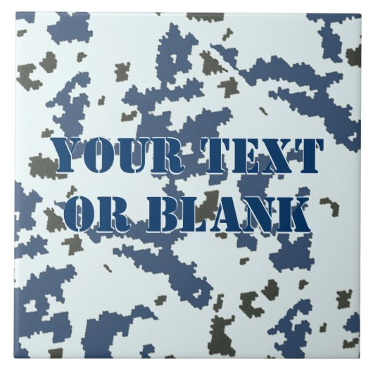 Winter Camouflage Tegeltje (Voorkant)