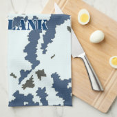 Winter Camouflage Theedoek (Quarter Fold)