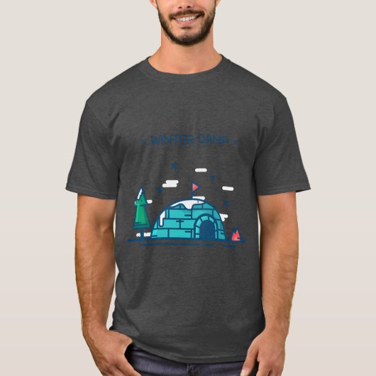 Winter Camp Iglo friend T-shirt (Voorkant)