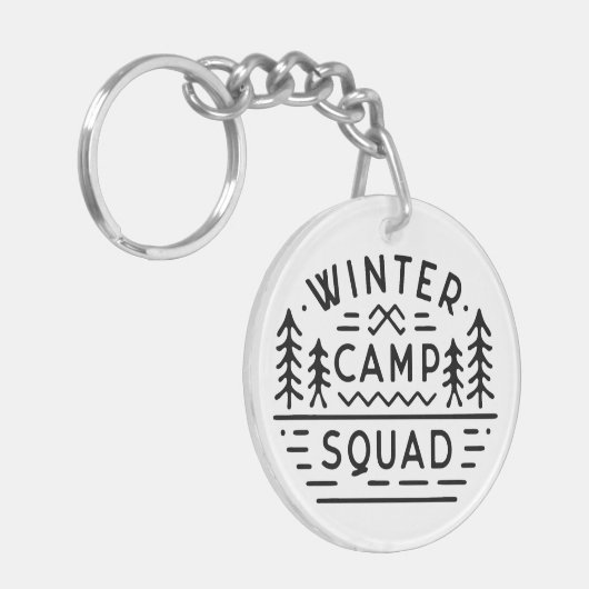 Winter camp squad crew sleutelhanger (Voorkant Links)