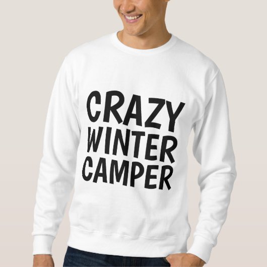 WINTER CAMPER T-shirts, CRAZY Trui (Voorkant)