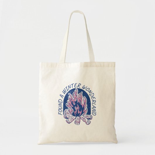 Winter Camping Tote Bag (Voorkant)