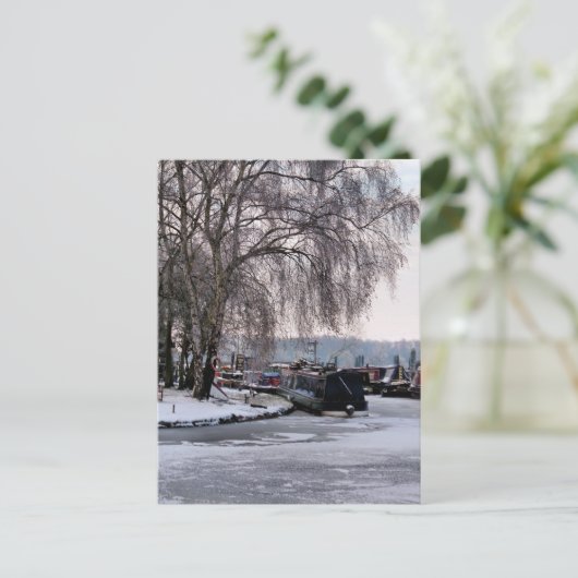 WINTER CANAL BRIEFKAART (Staand voorkant)