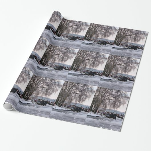 WINTER CANAL CADEAUPAPIER (Uitgerold)