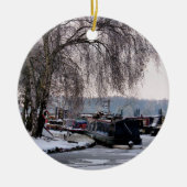 WINTER CANAL KERAMISCH ORNAMENT (Voorkant)