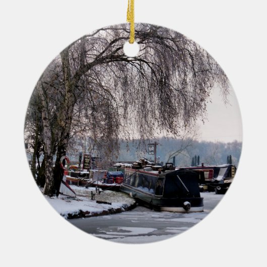 WINTER CANAL KERAMISCH ORNAMENT (Achterkant)