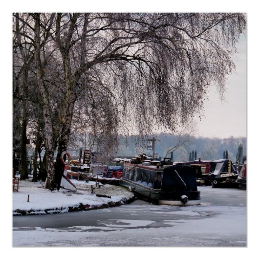 WINTER CANAL POSTER (Voorkant)