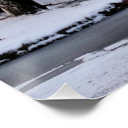 WINTER CANAL POSTER (Hoek)