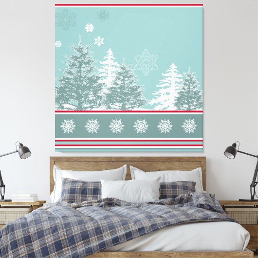 Winter Canvas Afdruk (Insitu (Slaapkamer))