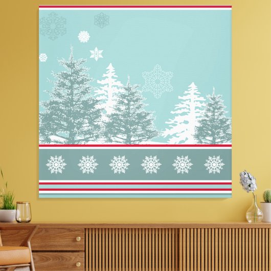 Winter Canvas Afdruk (Insitu (Woonkamer))