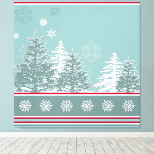 Winter Canvas Afdruk (Insitu (Houten vloer))