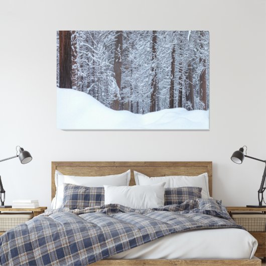 Winter Canvas Afdruk (Insitu (Slaapkamer))