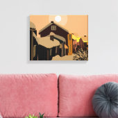 winter canvas afdruk (Insitu (Woonkamer))