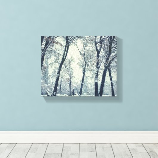 Winter Canvas Afdruk (Insitu (Houten vloer))