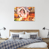 Winter Canvas illustratie Kerst Muur Decoratie (Insitu (Slaapkamer))