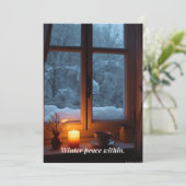 Winter Card Feestdagenkaart (Staand voorkant)