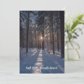 Winter Card Feestdagenkaart (Staand voorkant)