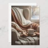 Winter Card Feestdagenkaart (Voorkant / Achterkant)