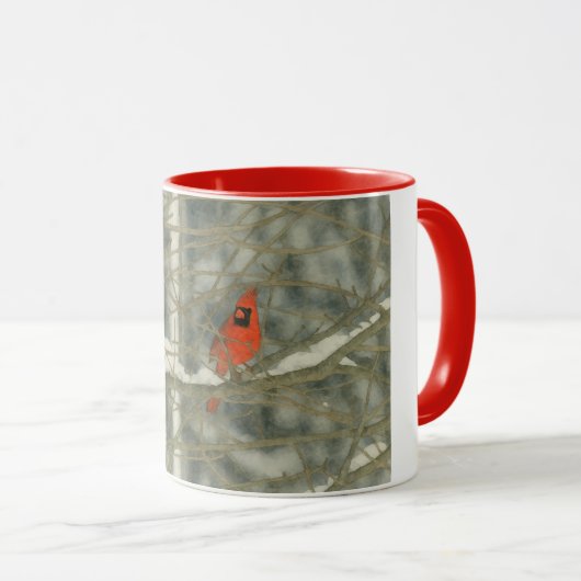 Winter Cardinal Mok (Voorkant rechts)