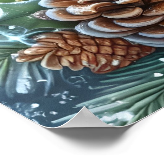 Winter Cardinal Poster (Hoek)