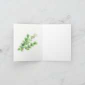 Winter Cardinals Greeting Gard Feestdagen Kaart (Binnen)