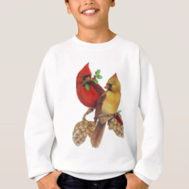 Winter Cardinals Pine en Holly