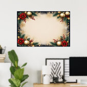 Winter Carol Poster (Thuiskantoor)