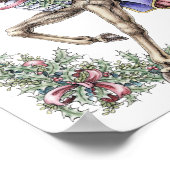 Winter Carrousel Paardenpen en Poster voor inkttek (Hoek)